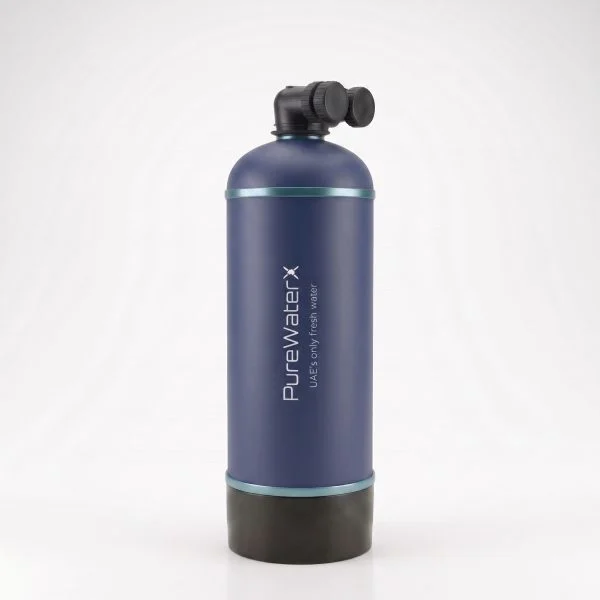 Pure X Home compact whole-house water treatment cylinder